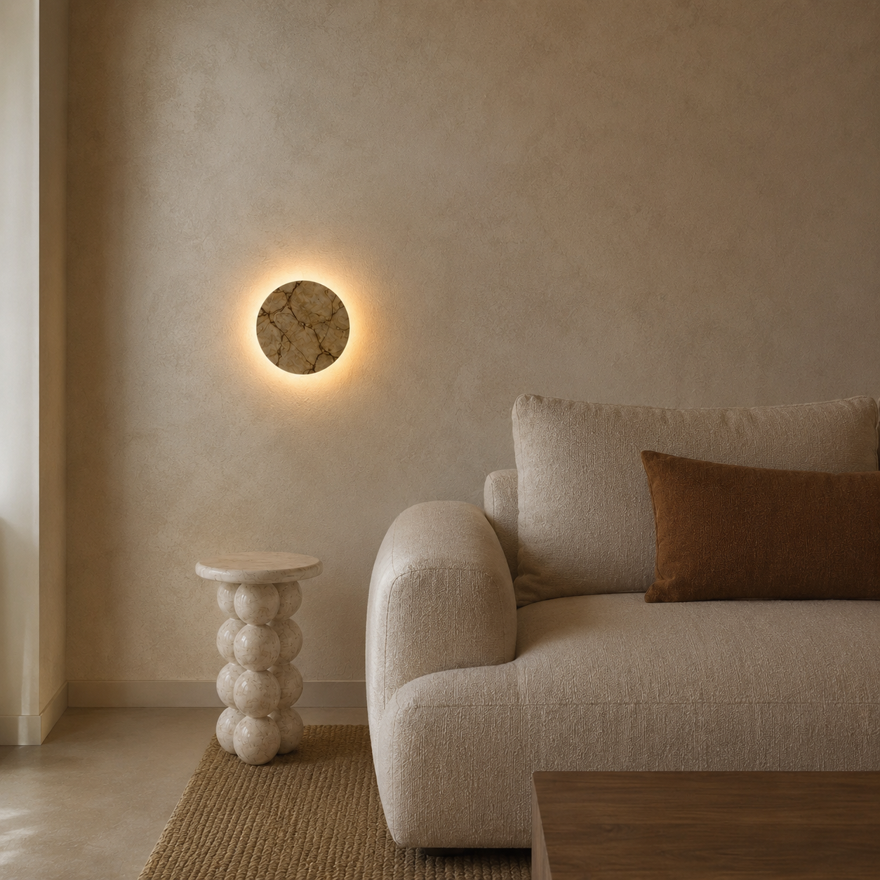 Bronte Marble Wall Sconce
