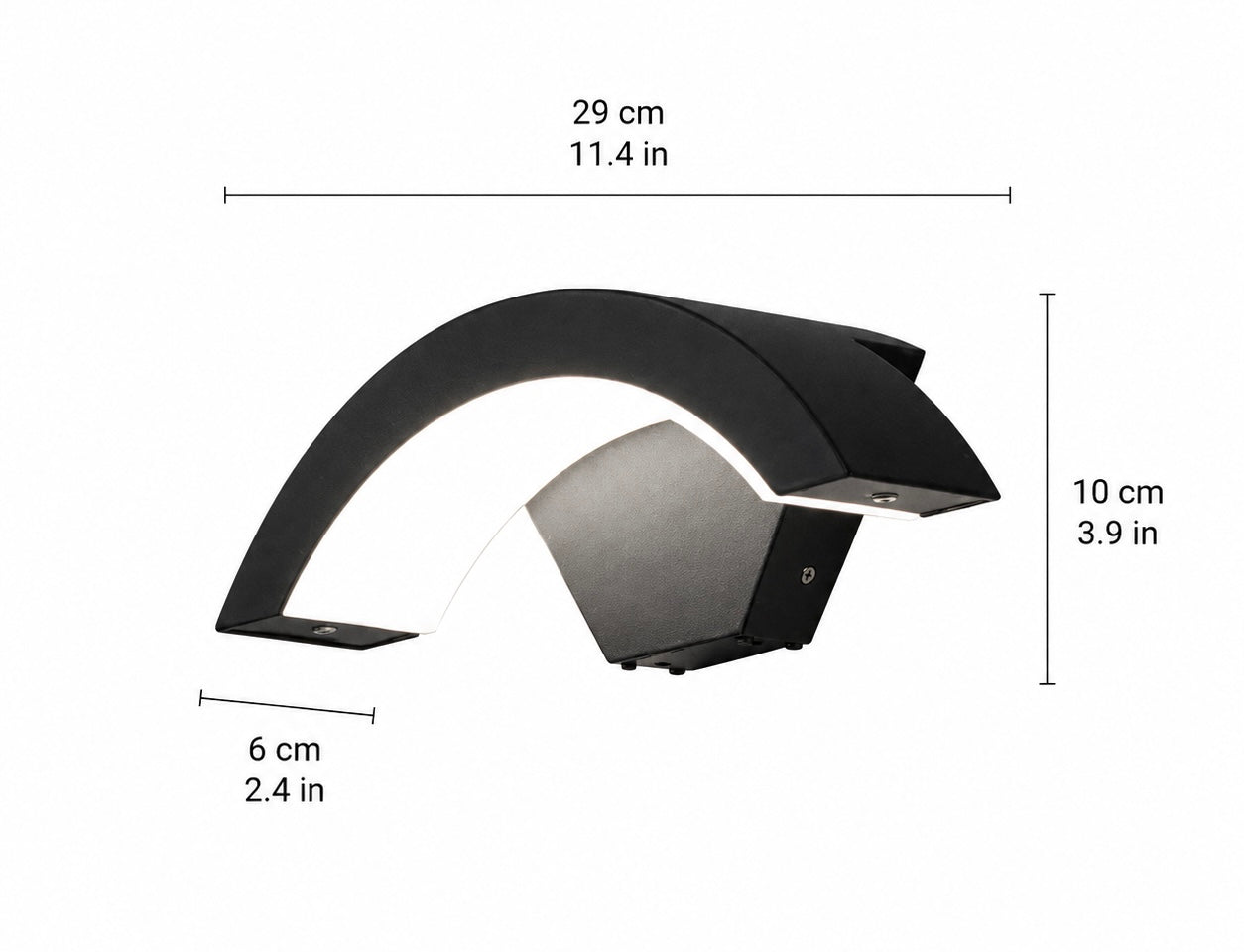 Krui Nordic Outdoor Wall Lamp with Motion Sensor