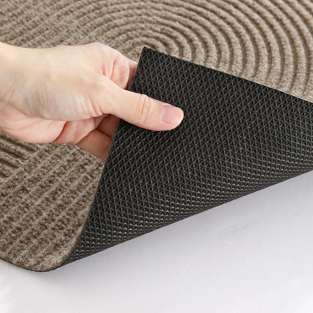 3D Groove Doormat | Anti-Slip Polyester Mat for Indoor & Outdoor Use 4