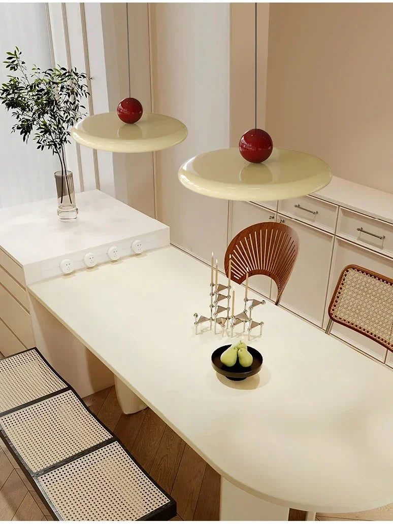 Adira Collection | Kitchen Pendant Lighting with Unique Cream Design | Soft LED Glow for Elegant Interiors 7