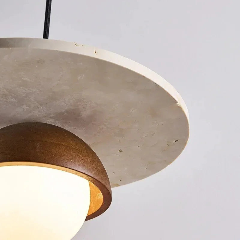 Alira | Pendant Lighting with Natural Wood Finish & Energy-Efficient LED | Stylish Hanging Lights for Cozy Spaces 2