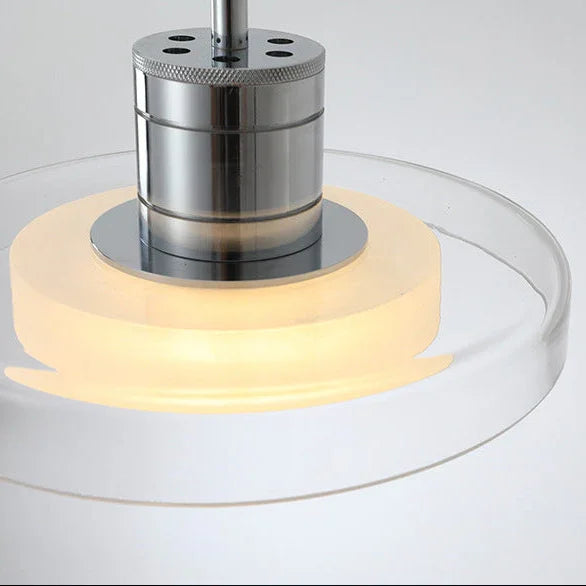 Amelie Collection | Glass Pendant Light with French-Inspired Design | Durable Metal & Acrylic for Elegant Kitchen Illumination 9