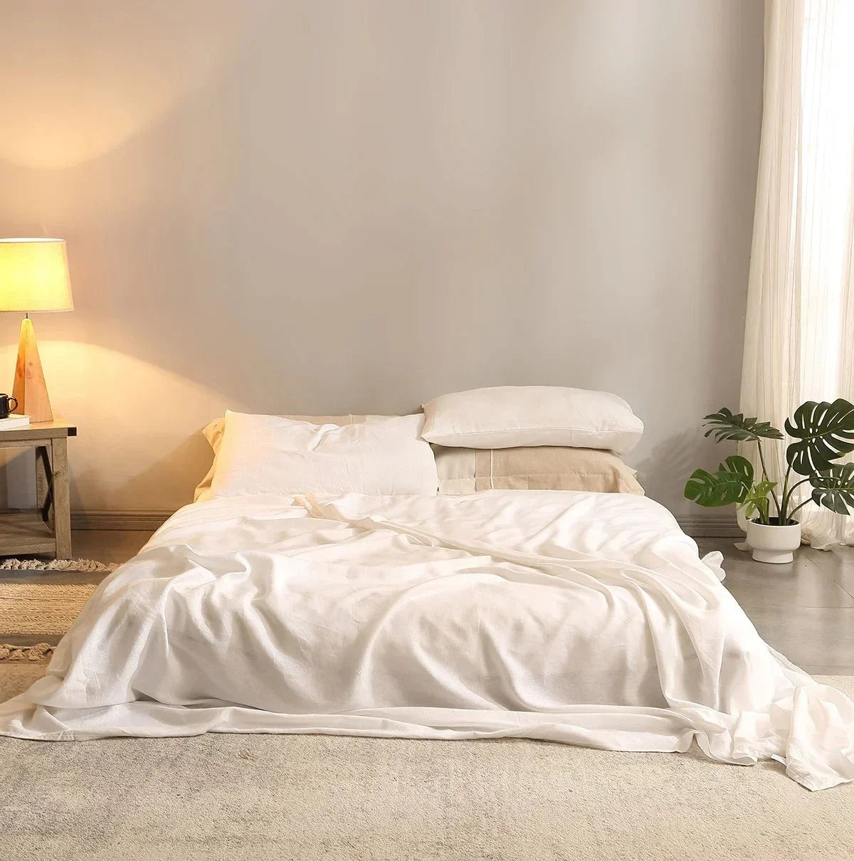 Annie Collection | Linen Bedding Set with Matching Pillowcases | Cozy and Chic Design for Modern Bedrooms 5