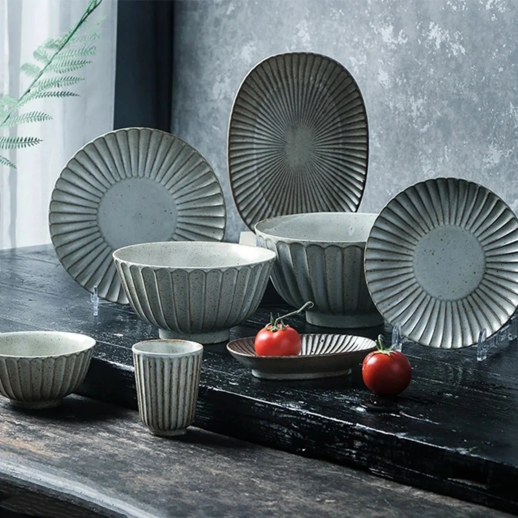 Antora | Ceramic Dinner Set with Glazed Finish | Elegant Dinnerware for Timeless Dining 2