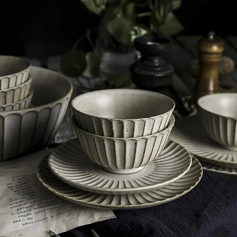 Antora | Ceramic Dinner Set with Glazed Finish | Elegant Dinnerware for Timeless Dining 4