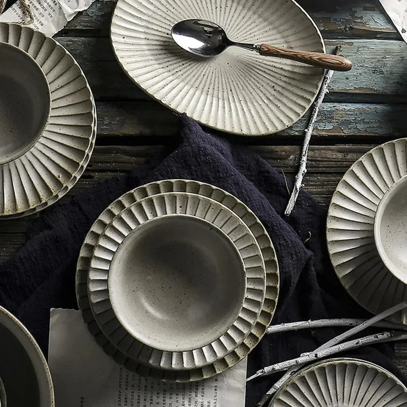 Antora | Ceramic Dinner Set with Glazed Finish | Elegant Dinnerware for Timeless Dining 5