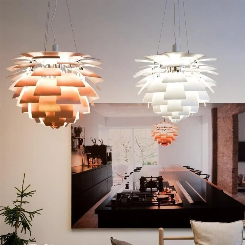 Artichoke Pendant Lamp | Modern Pendant Lighting with Adjustable Height | Stylish Fixture for Contemporary Kitchens 2