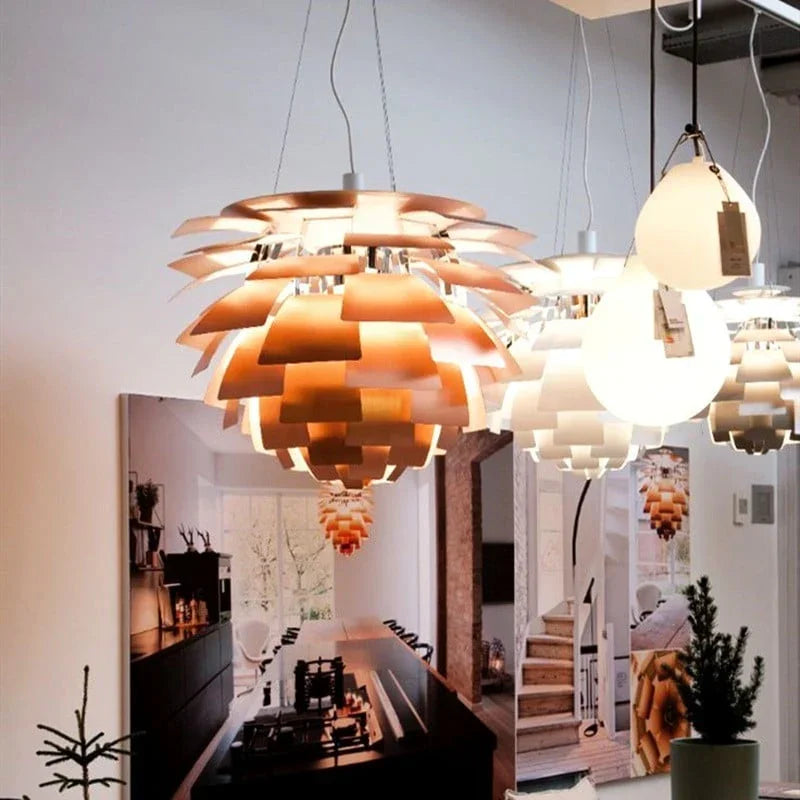 Artichoke Pendant Lamp | Modern Pendant Lighting with Adjustable Height | Stylish Fixture for Contemporary Kitchens 4