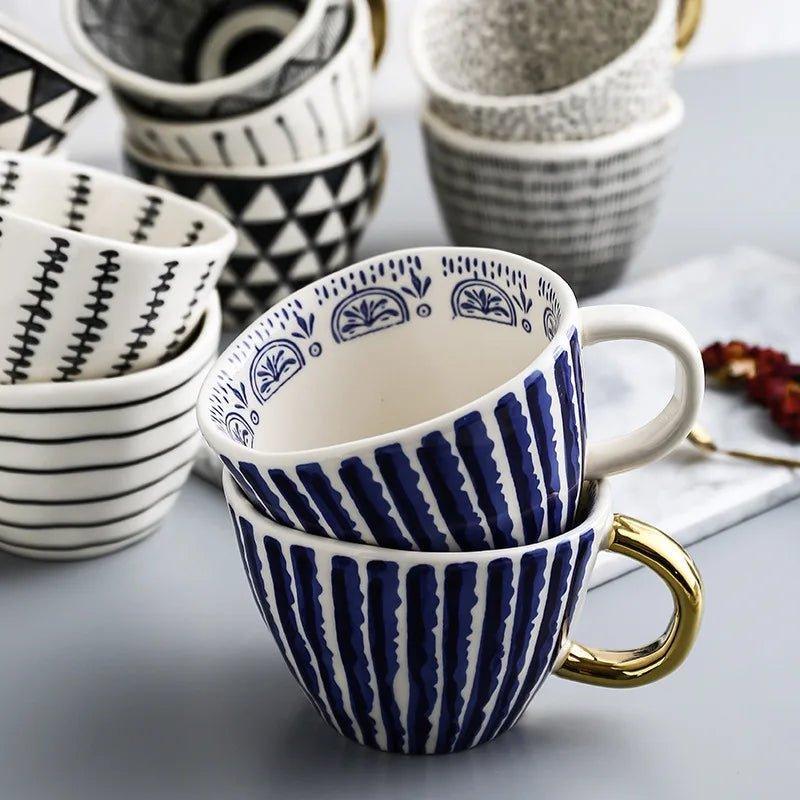 Artisan Collection | Handmade Ceramic Coffee Cup with Unique Design | Stylish Mugs for Daily Enjoyment 2