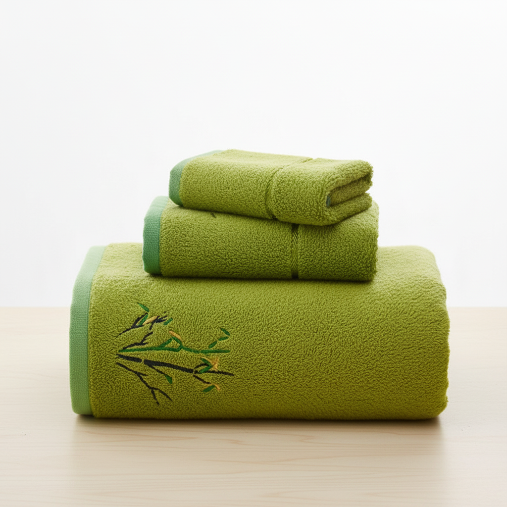 BambooSoft | Bath Towels Set with Antibacterial Properties | Ultra-Absorbent for Comfort and Hygiene 2