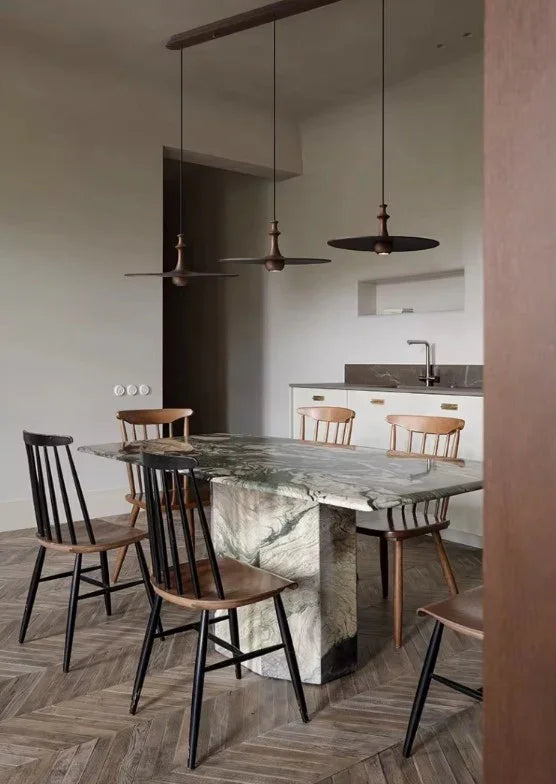 Callista Collection | Modern Pendant Light with Energy-Efficient LED | Stylish Bamboo Design for Kitchen Ambiance 4