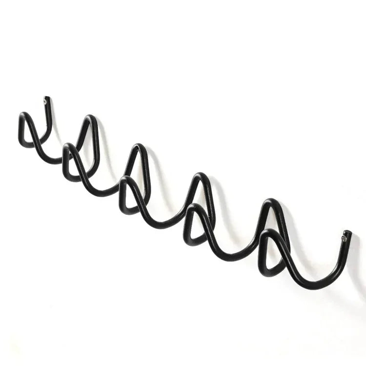 Color Block Wall Hook Rack | Durable Wrought Iron Coat Hooks for Stylish Entryway Organization 11