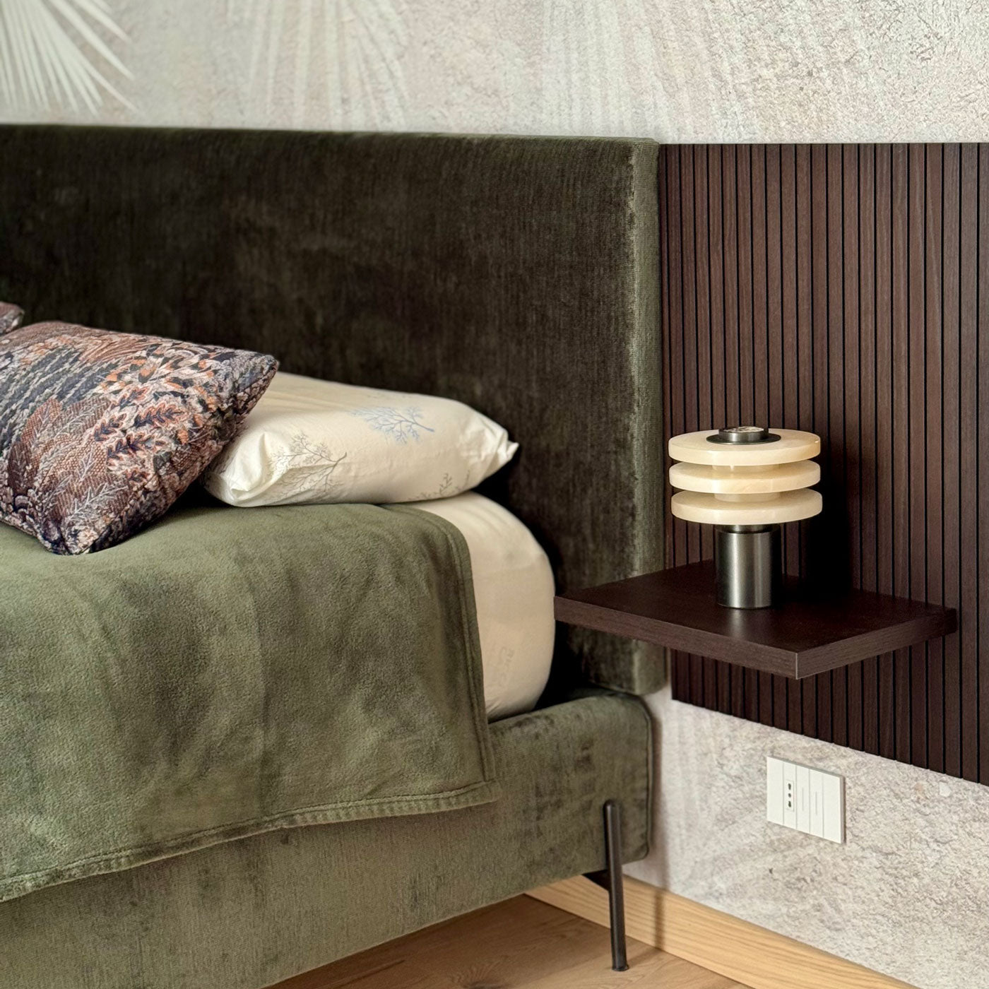 Contemporary Portable Table Lamp with Touch Control & Marble Shade | Stylish LED Light for Any Space 4