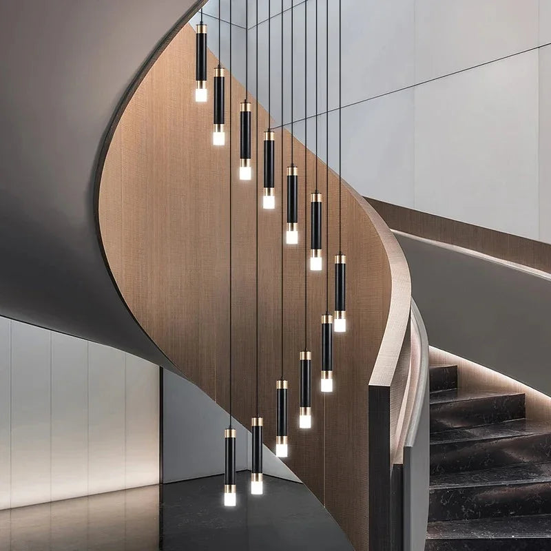 Danielle Collection | Black Pendant Light with Adjustable Brightness | Modern Kitchen Pendant Lighting for Stylish Home Decor 4