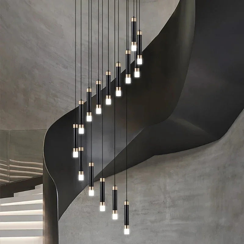 Danielle Collection | Black Pendant Light with Adjustable Brightness | Modern Kitchen Pendant Lighting for Stylish Home Decor 5