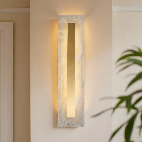 Designer Marble Wall Lamp | Integrated LED Sconce Lighting for Elegant Ambiance 3