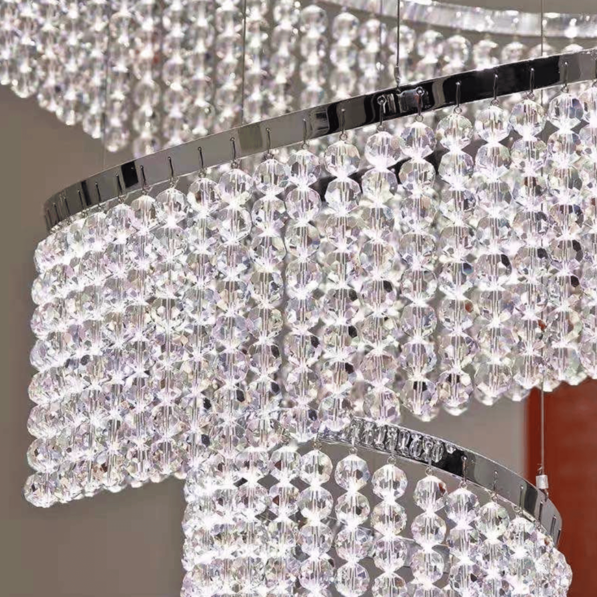 Éclat | Luxury Crystal Chandelier with Customizable Design | Modern Illumination for Grand Spaces 4