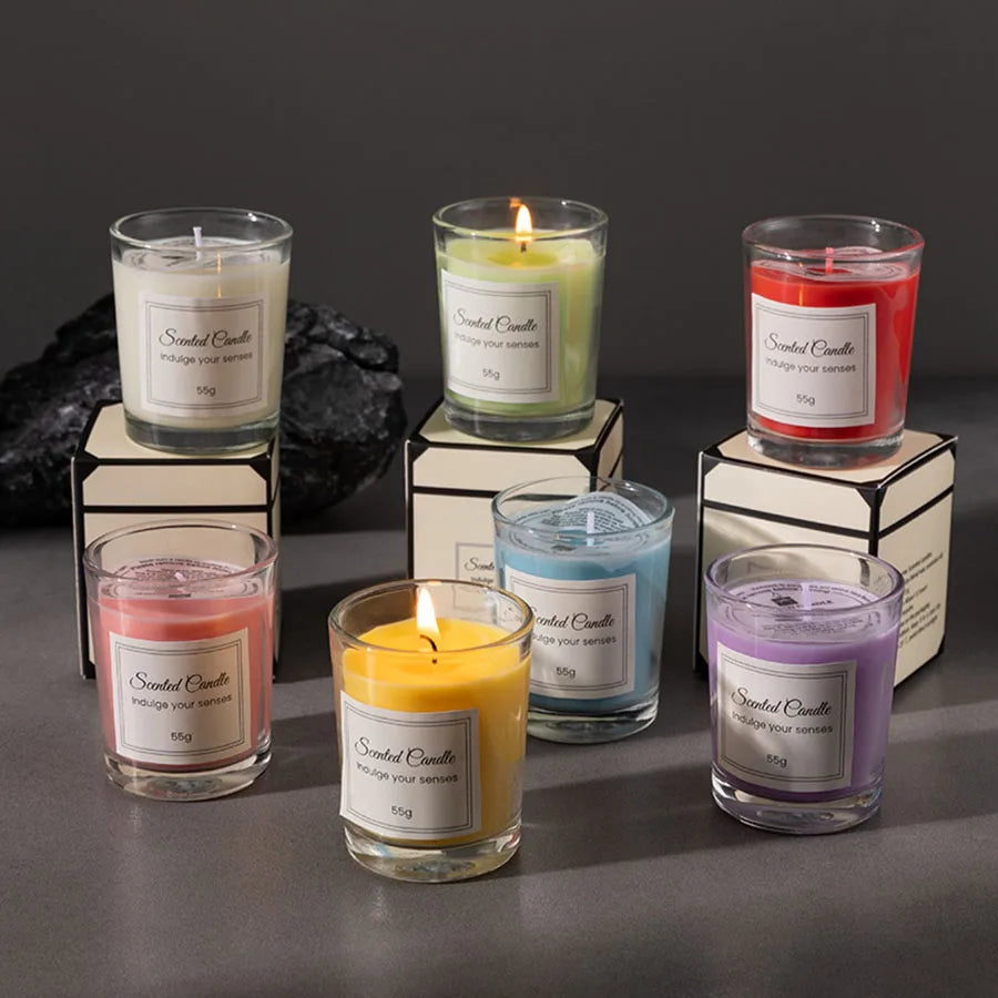 Elegant Aromatherapy | Scented Candle with Handmade Soy Wax | Smokeless Flame for Relaxation and Atmosphere 1