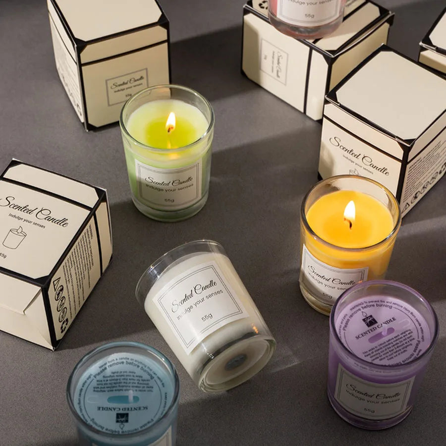 Elegant Aromatherapy | Scented Candle with Handmade Soy Wax | Smokeless Flame for Relaxation and Atmosphere 4