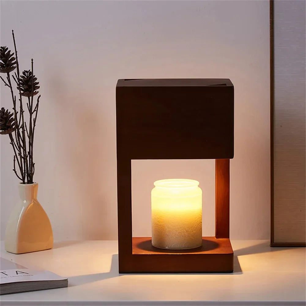 Elegant Candle Warmer Lamp | Multifunctional Table Lamp with Warm Glow | Cozy Ambiance for Modern Interiors 4