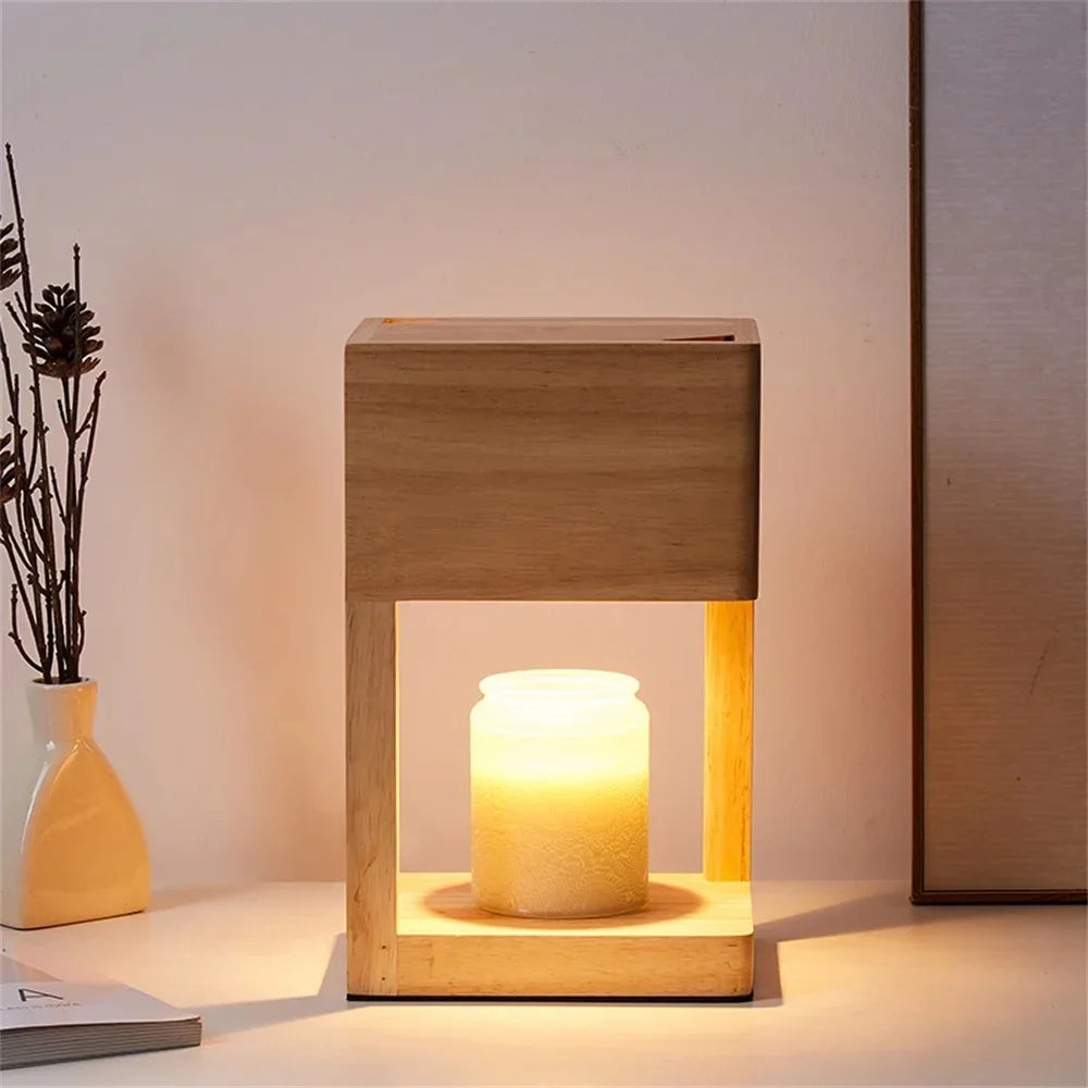 Elegant Candle Warmer Lamp | Multifunctional Table Lamp with Warm Glow | Cozy Ambiance for Modern Interiors 5