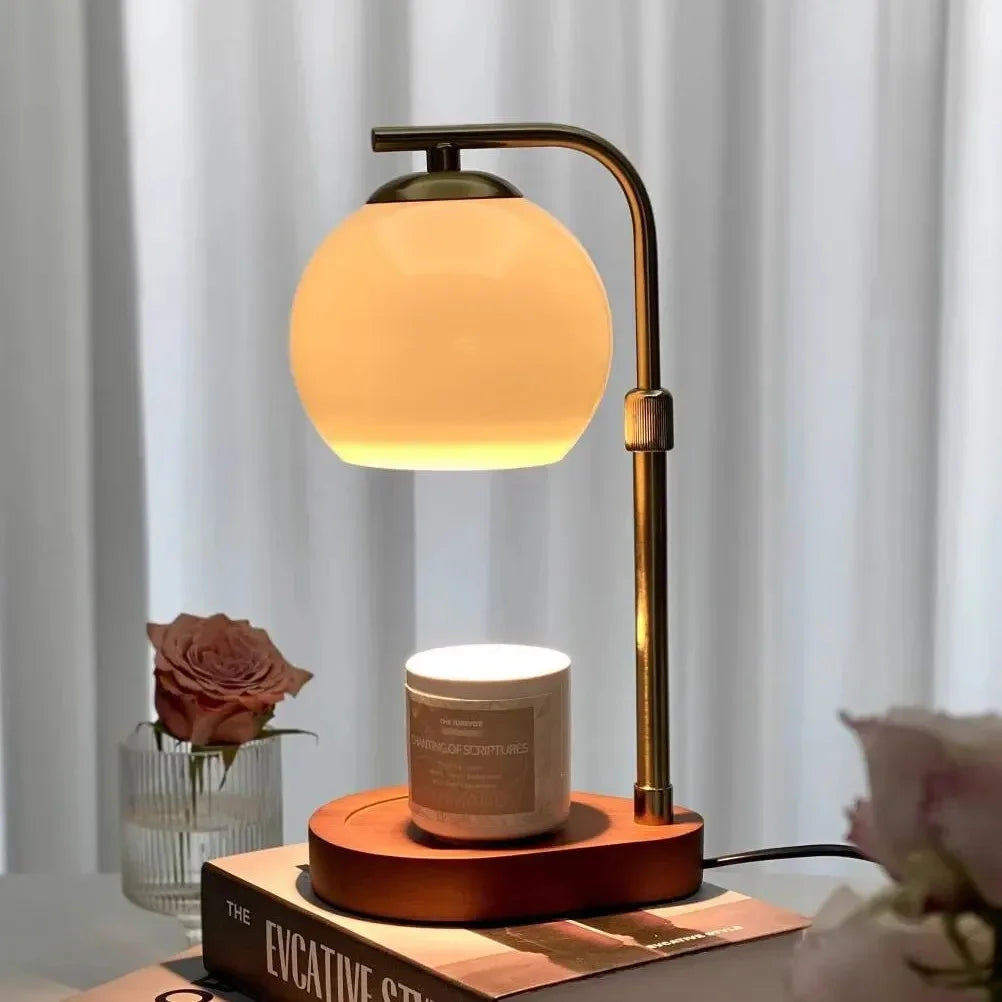 Elegant Candle Warmer Lamp with Ambient Light | Cozy Atmosphere for Any Room 2