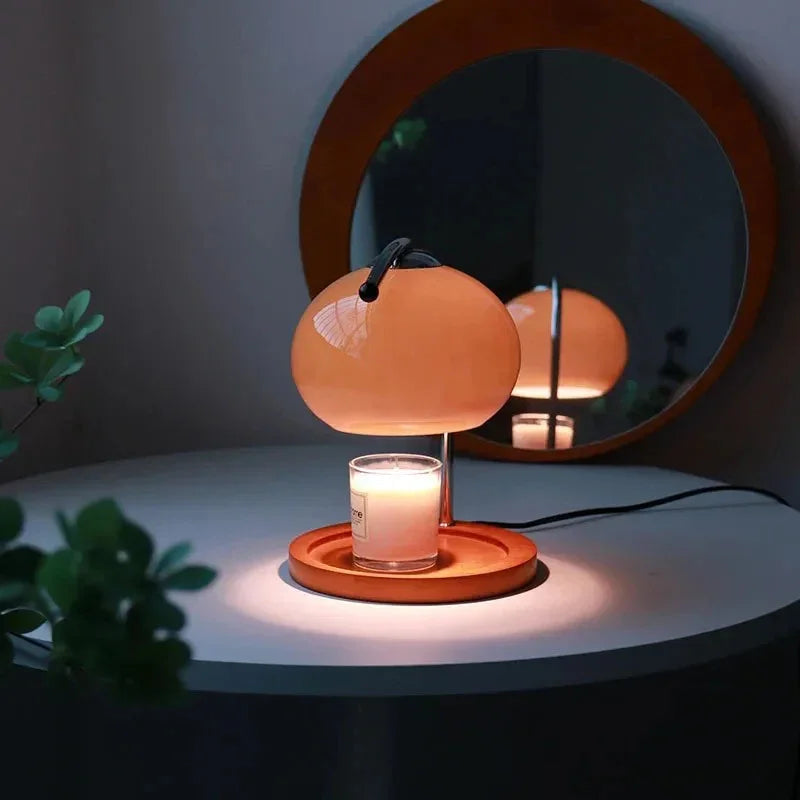 Elegant Candle Warmer Lamp with Ambient Light | Multifunctional Table Lamp for Cozy Atmosphere 3