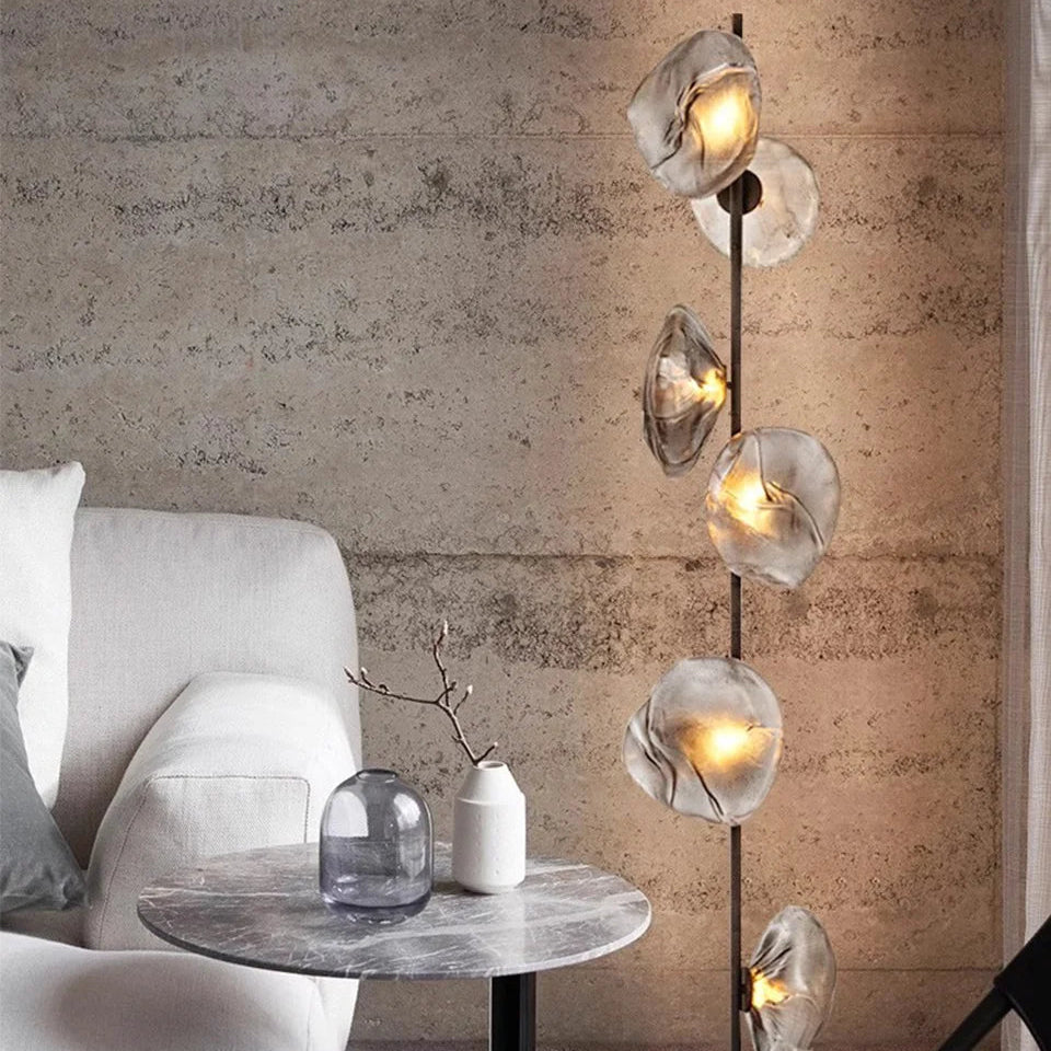 Elegant Glass Sphere Floor Lamp | Modern Design with Ambient Illumination for Stylish Spaces 2