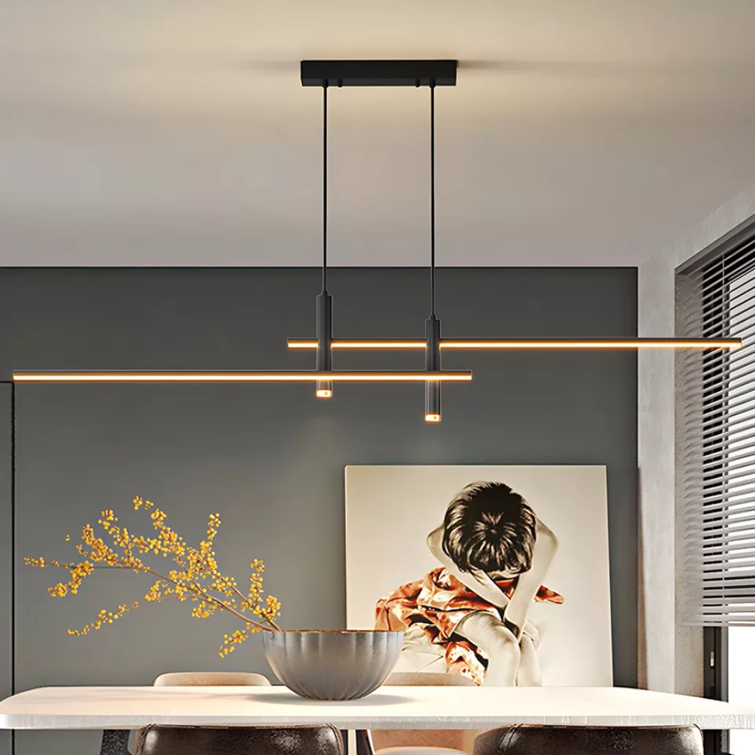 Elegant Hanging Lamp | Dimmable Kitchen Pendant Lighting with Adjustable Height | Modern Design for Cozy Dining Ambiance 3