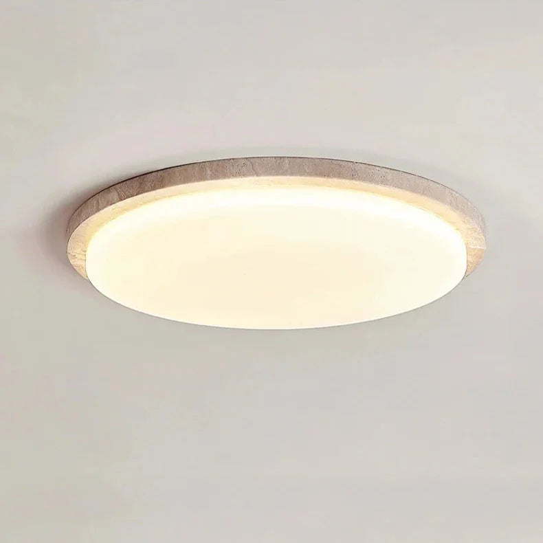 Elegant LED Ceiling Light | Flush Mount Design with Warm Illumination | Minimalist Fixture for Cozy Spaces 0