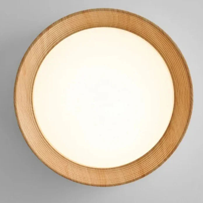 Elegant LED Ceiling Light with Adjustable Brightness & Color Temperature | Stylish Walnut Finish for Modern Ambiance 4