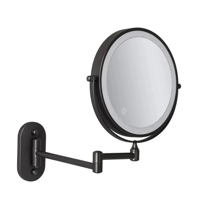 Elegant LED Makeup Mirror with Adjustable Magnification & Rechargeable Lights | Perfect Vanity Mirror for Precise Beauty Application 7