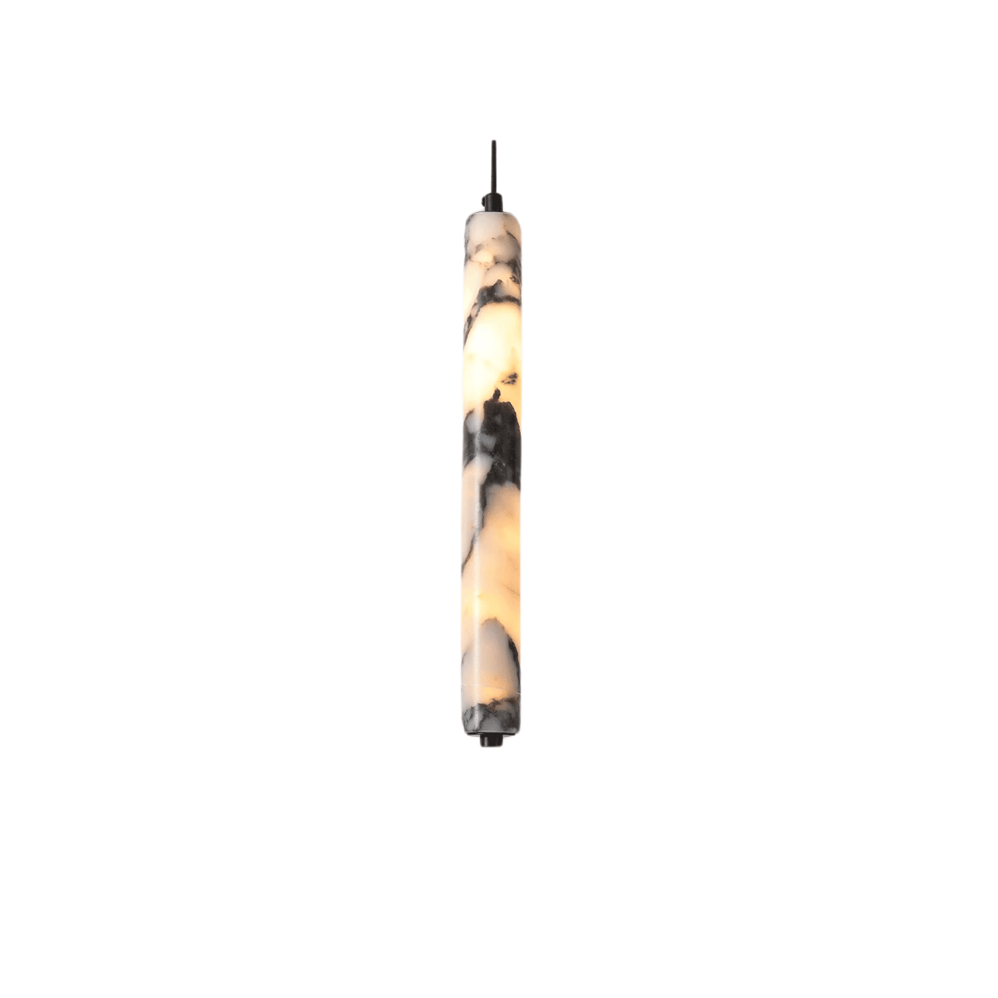Elegant Natural Stone | Pendant Lamp with Adjustable Height | Unique Textures for Kitchen Pendant Lighting 3