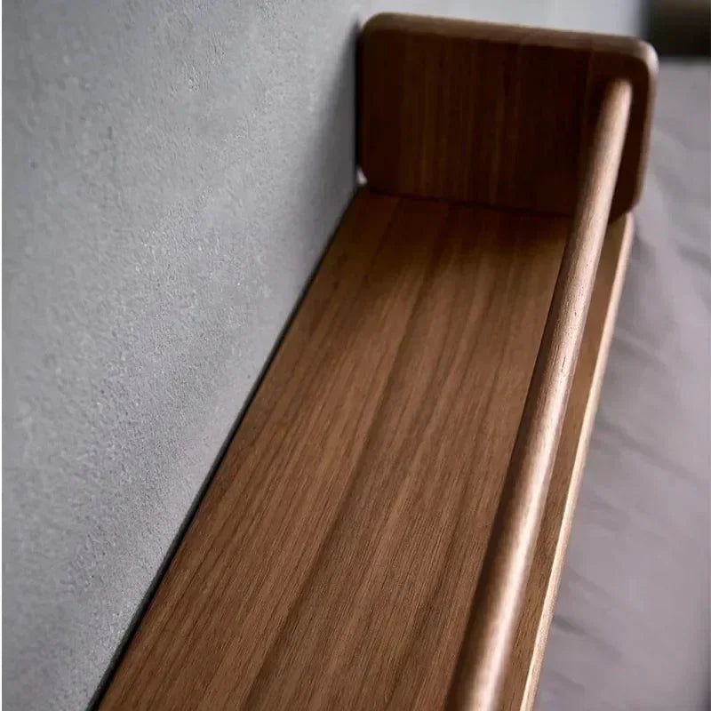Elegant Oak Floating Shelf with Protective Wax Oil Finish | Space-Saving Design for Home Organization 6