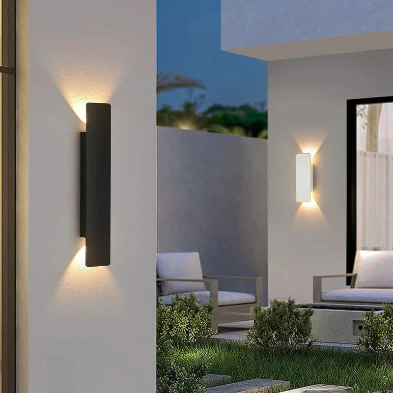 Elegant Outdoor Wall Light | 18W LED Aluminum Sconce with IP65 Rating | Weather-Resistant Design for Versatile Exterior Use 4