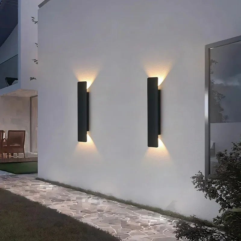 Elegant Outdoor Wall Light | 18W LED Aluminum Sconce with IP65 Rating | Weather-Resistant Design for Versatile Exterior Use 5