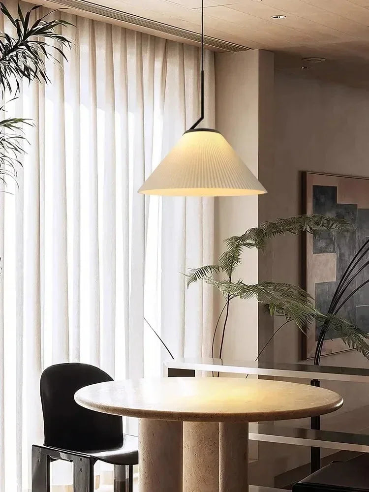 Elegant Pendant Light | Modern Kitchen Pendant Lighting with Soft Fabric Shade | Warm Glow for Home and Cafe 4