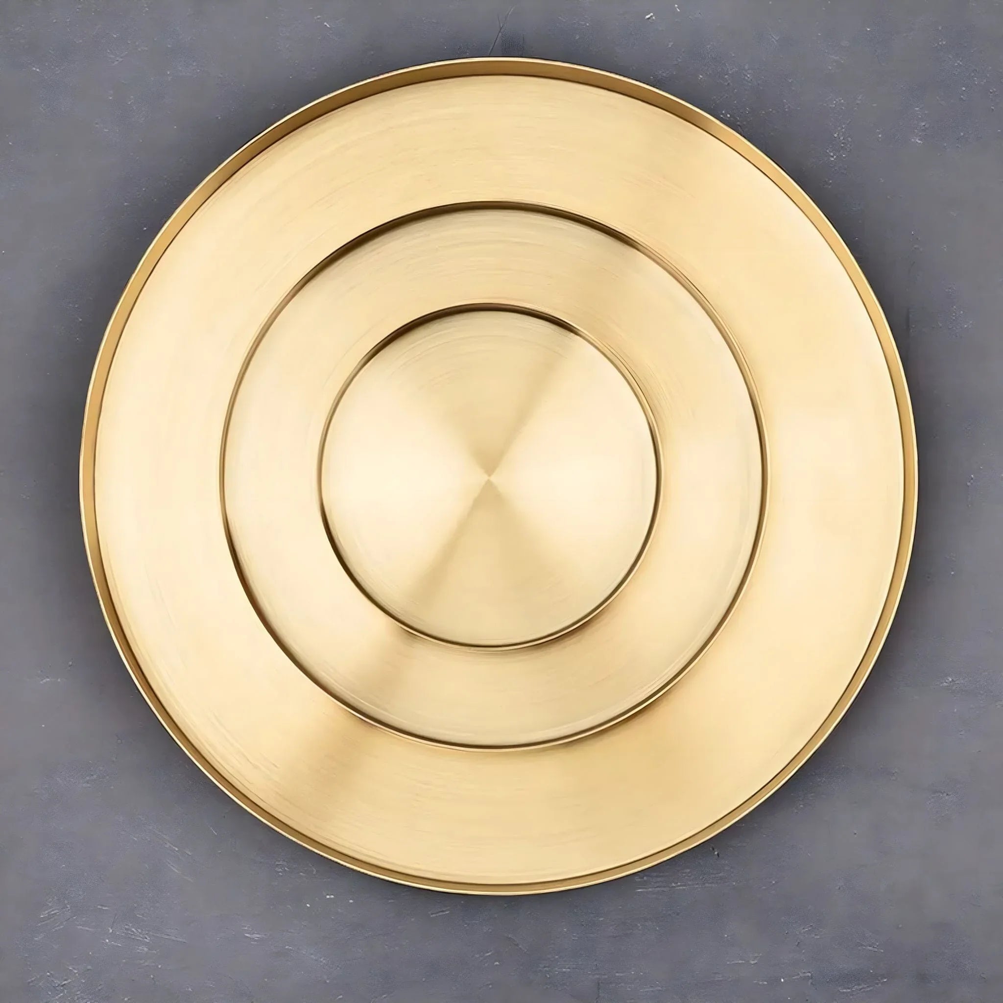 Elegant Round Organizer Tray | Stainless Steel with Gold Finish | Stylish Storage Solution for Kitchen and Home 4