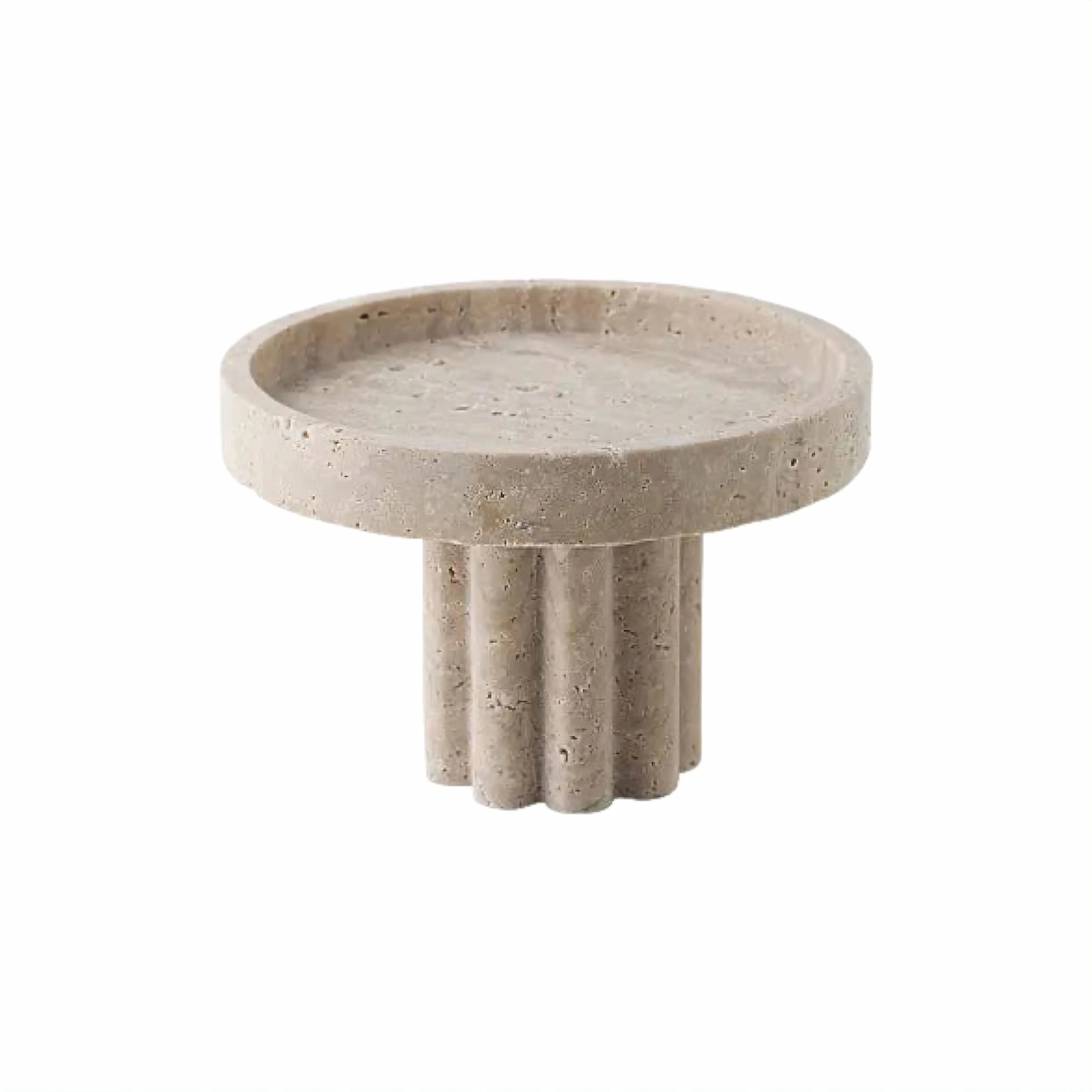 Elegant Travertine Decorative Tray with Premium Design | Stylish Organizer for Clutter-Free Living 0