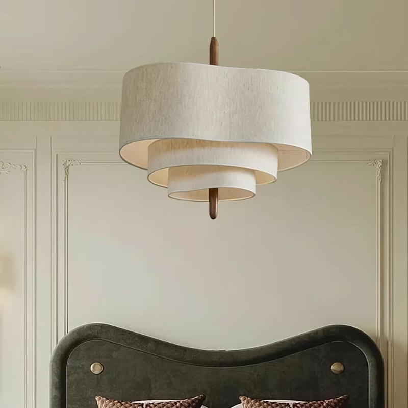 Floressa Collection | Elegant Fabric Chandelier Light with Soft Diffuse Illumination | Timeless Design for Cozy Ambiance 1