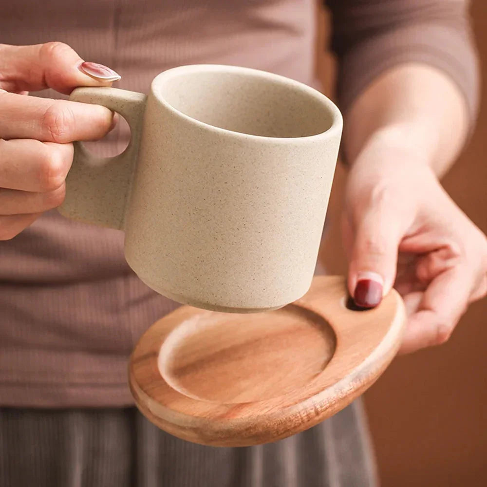 Handcrafted Coffee Mugs with Heat-Resistant Handle | Eco-Friendly Design for Daily Use 3