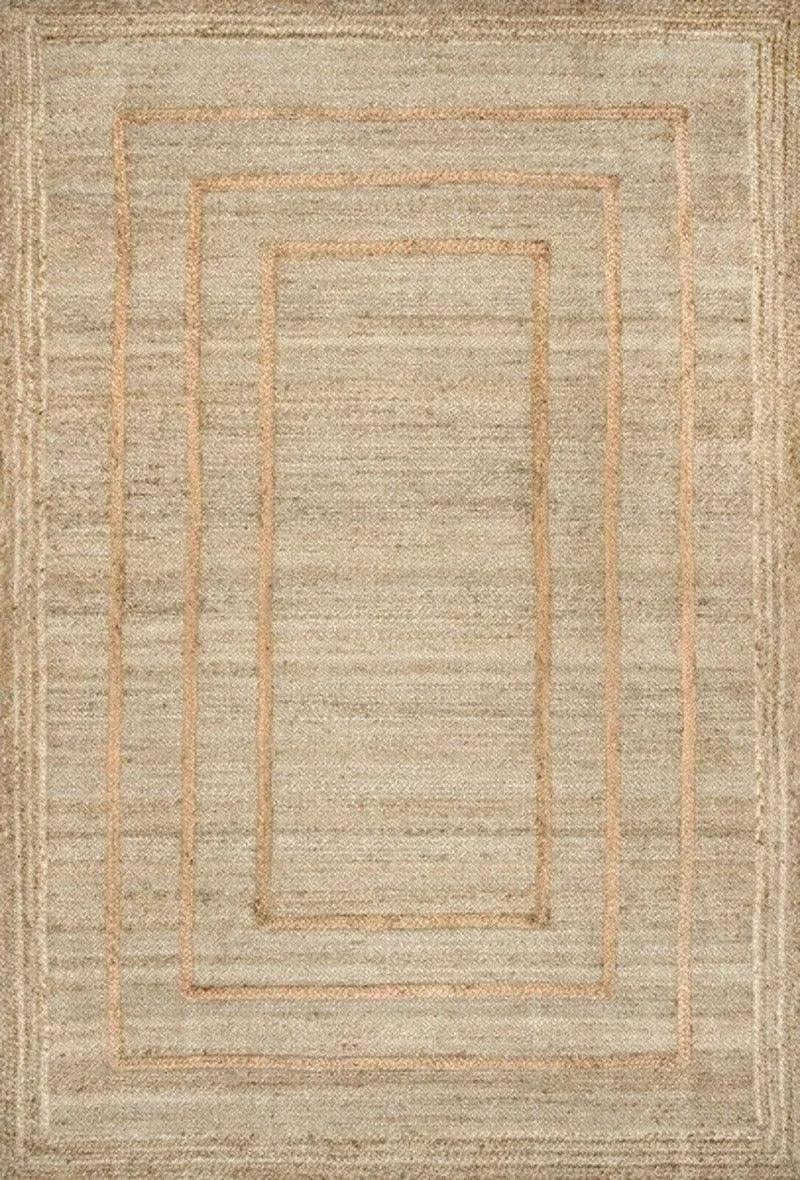 Hayden Collection | Jute Area Rug with Handcrafted Design | Eco-Friendly Living Room Decor 3