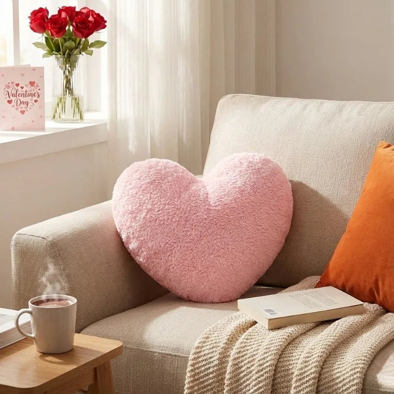 Heart Decorative Cushion | Soft Comfort 30x40CM | Cozy Throw Pillow for Couch and Bedroom 3