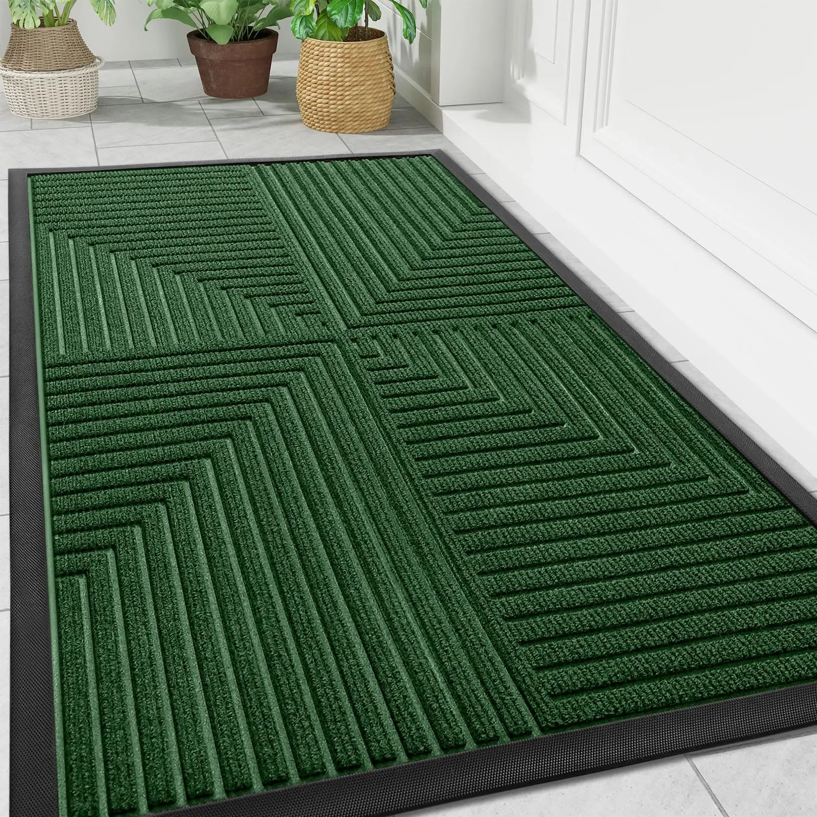 Heavy Duty Anti-Slip Doormat with Dirt-Repellent Surface | Versatile Front Door Mat for Indoor & Outdoor Use 3