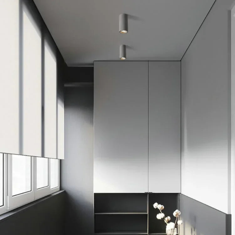 Jamie Collection | LED Downlights Surface Mounted Set with Industrial Design | Durable Cement Lighting for Modern Home Ambiance 4