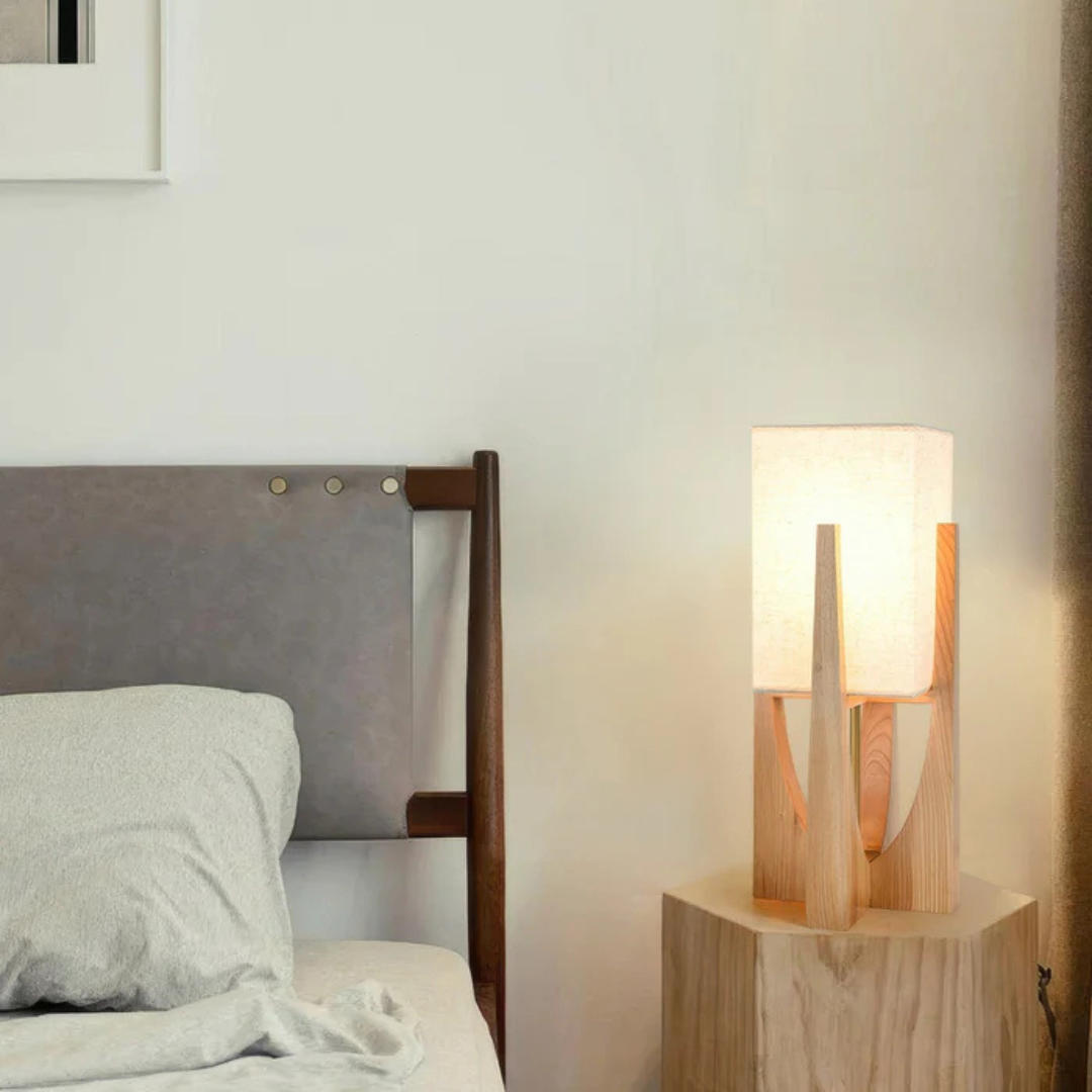 Japanese Style Floor Lamp with Solid Wood Design | Elegant Lighting for Modern & Traditional Spaces 2