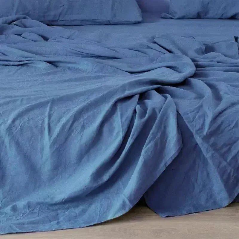 Linen Haven | Luxurious Bedding Set with 100% Washed Linen | Breathable Comfort for Cozy Sleep 8