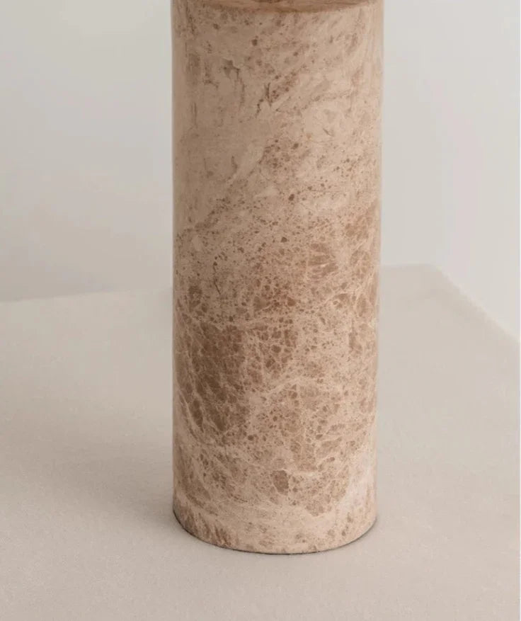 Marble Table Lamp with Soft LED Glow | Minimalist Nightstand Lighting for Serene Ambiance 6