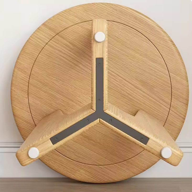 Minimalist Pine Wood Bedside Table with Rounded Top | Stylish Design for Living Rooms and Bedrooms 7