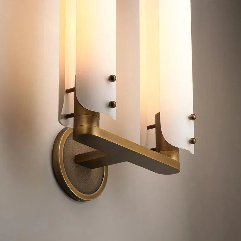 Mitchell Collection | Wall Lamp with Frosted Glass Shades | Elegant Sconce Lighting for Warm Ambiance 2